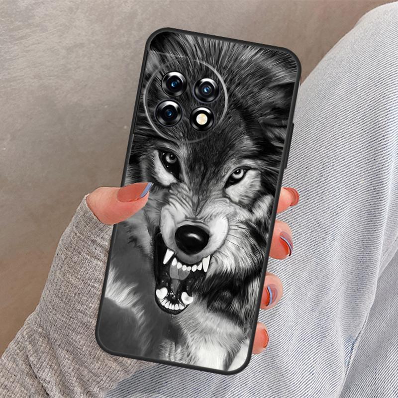 Чехол 'Злой Волк' для OnePlus Nord 4 3 CE 2 Lite N20 N10 N30 OnePlus 8T 10T 13 13R 12 12R 11 10 Pro