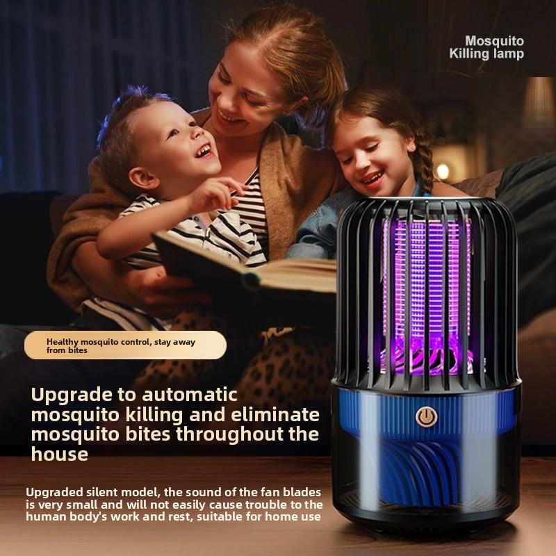 Lámpara antimosquitos eléctrica para interiores, atrapamosquitos silencioso para el hogar, dormitorio
