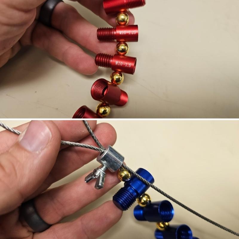 Съемный измеритель размера гаек и болтов. Инструмент для проверки резьбы гайки и болта. Тестер резьбы. Инструмент для проверки резьбы болта.