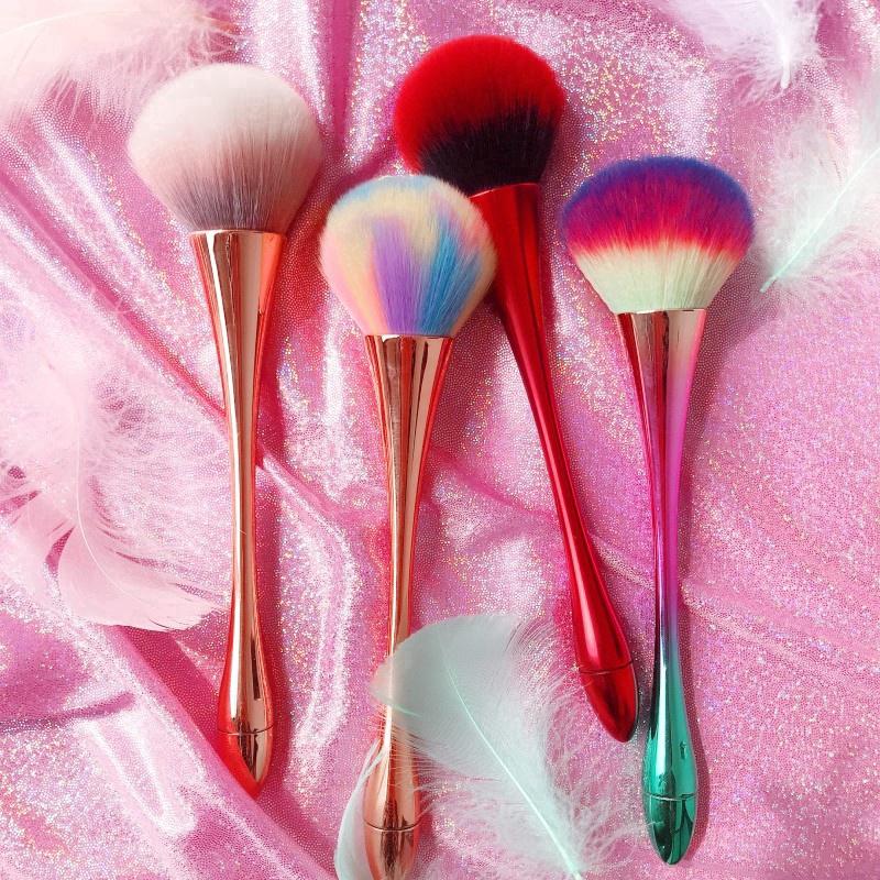 Nail Dust Brush Tools Small Bristle Brush Powder Powder Foundation Brush Makeup Brush Soft Bristle Large Brush Head Clean Dust Sweep Makeup Tools