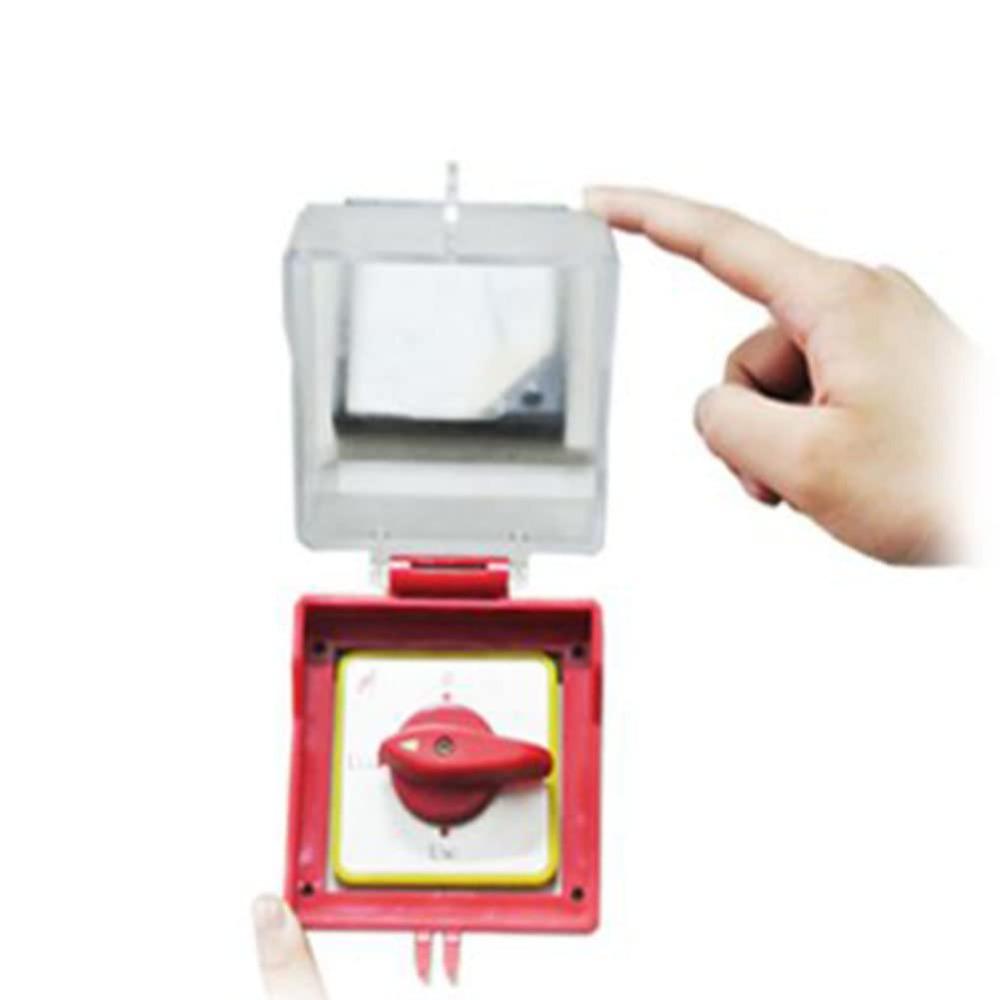 Transparent Transparent Push Start Button Cover Red Power Wall Switch Lock Cover Worker