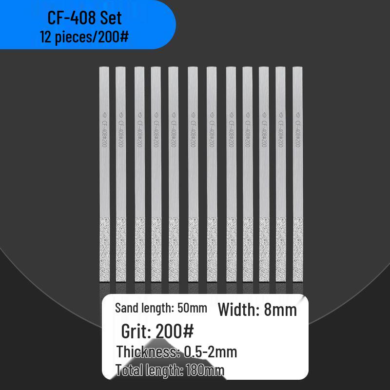 Diamond Sand Alloy File Set CF-400 for Flat Mold Grinding