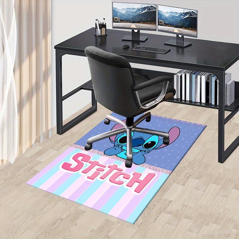 Office Rug Stitch, Cute theme 3D Printed Anti-Slip Rug-Machine Washable for Living Room