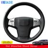Настроить DIY кожаный чехол на руль из микроволокна для Holden Colorado (К) 2012-2019 Исузу Д-МАКС 2013-2018 мю-Х