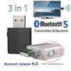ZF-169 Plus три-в-одном Bluetooth 5,0 передатчик/адаптер приемника аудио Bluetooth передатчик Mini AUX стерео для автомобильного музыкального ТВ