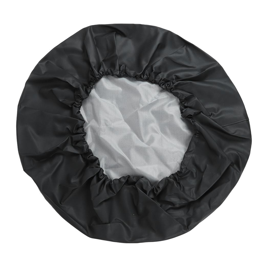 15-дюймовый Защитный чехол для шин Кожа ПВХ Водонепроницаемый Износостойкий Черный Чехол для запасного колеса для большинства автомобилей