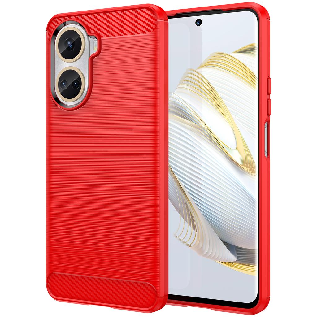 Роскошный чехол из углеродного волокна для Nova 10 SE Huawei nova 10se Полный защитный мягкий чехол для nova10 se Ударопрочный силиконовый чехол