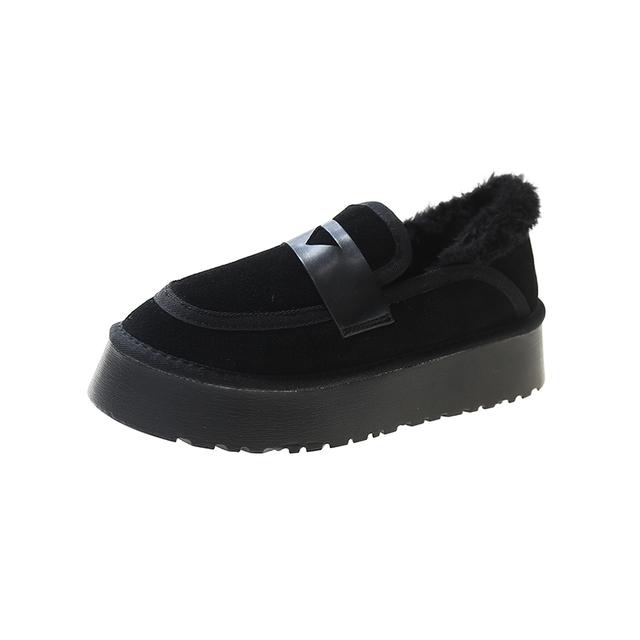 Женские зимние ботинки, ботинки на платформе, женские повседневные зимние ботильоны, женские кожаные ботинки без шнуровки