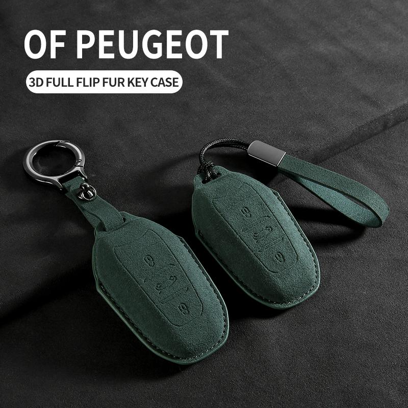 Кожаный чехол-брелок для автомобильного ключа Peugeot 308 408 508 Citroen C4L C6 C3-XR Picasso DS3 DS4 DS5 для Peugeot