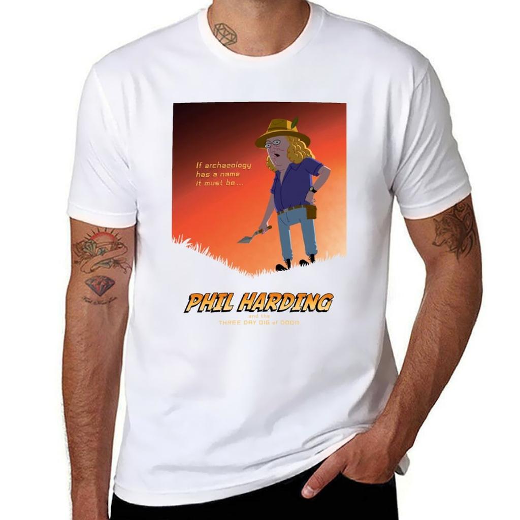 Phil Harding - Time Team T-Shirt t shirt man luxury man t shirt cotton man t shirts graphic T-Shirt
