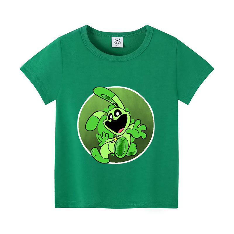 Smilings Critters Детская футболка с коротким рукавом Цветная футболка Хлопок Детская Милый Мультяшный Персонаж Печатные футболки Подарок для мальчика