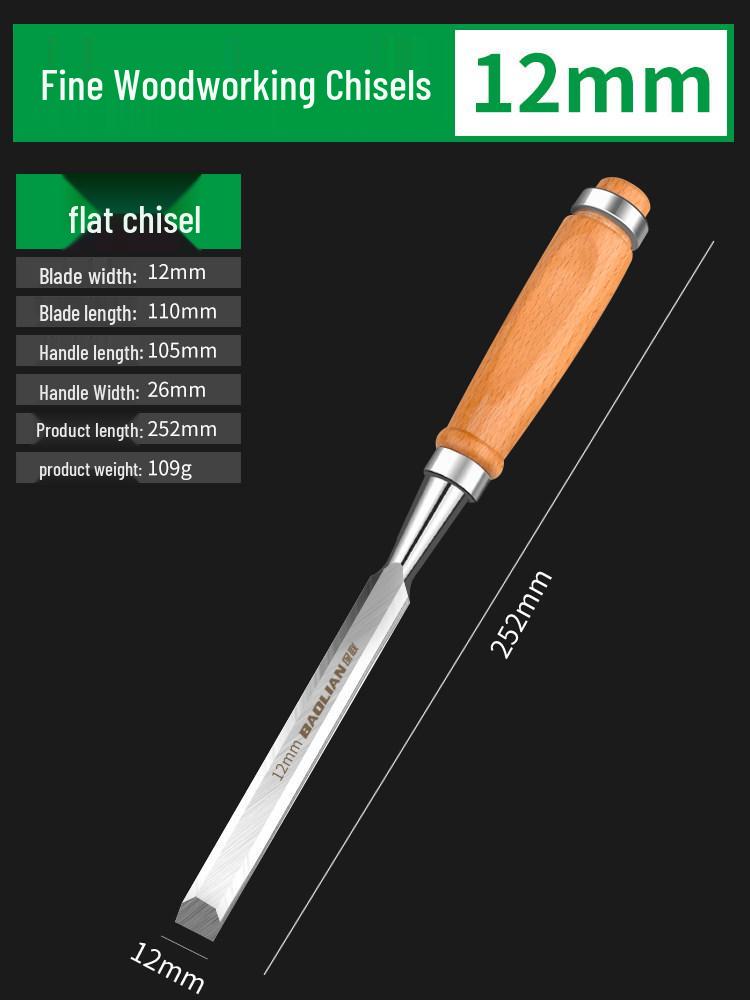 Набор стамесок с деревянной ручкой для резьбы и долбления по дереву