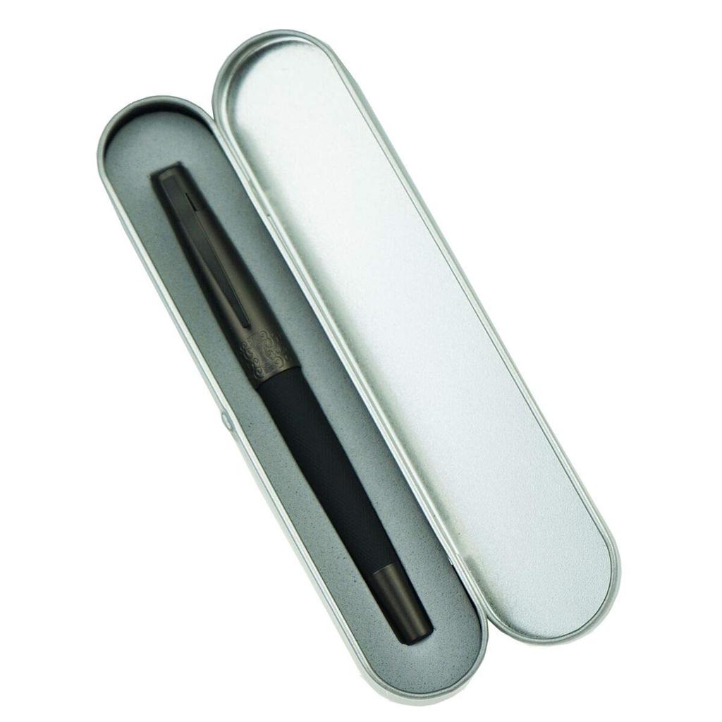 Fountain Pen Black Nib Fine Point Metal Gift Box Hongdian Men's