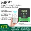 MPPT контроллер заряда солнечной батареи 12 В 24 В автоматический WiFi регулятор солнечной панели 60 А 50 А 40 А 30 А 20 А 10 А контроллер с ЖК-дисплеем Dual USB
