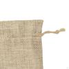 10 Pieces Burlap Jewelry Storage Bag Favor Sacks Rustic Gift Drawstring