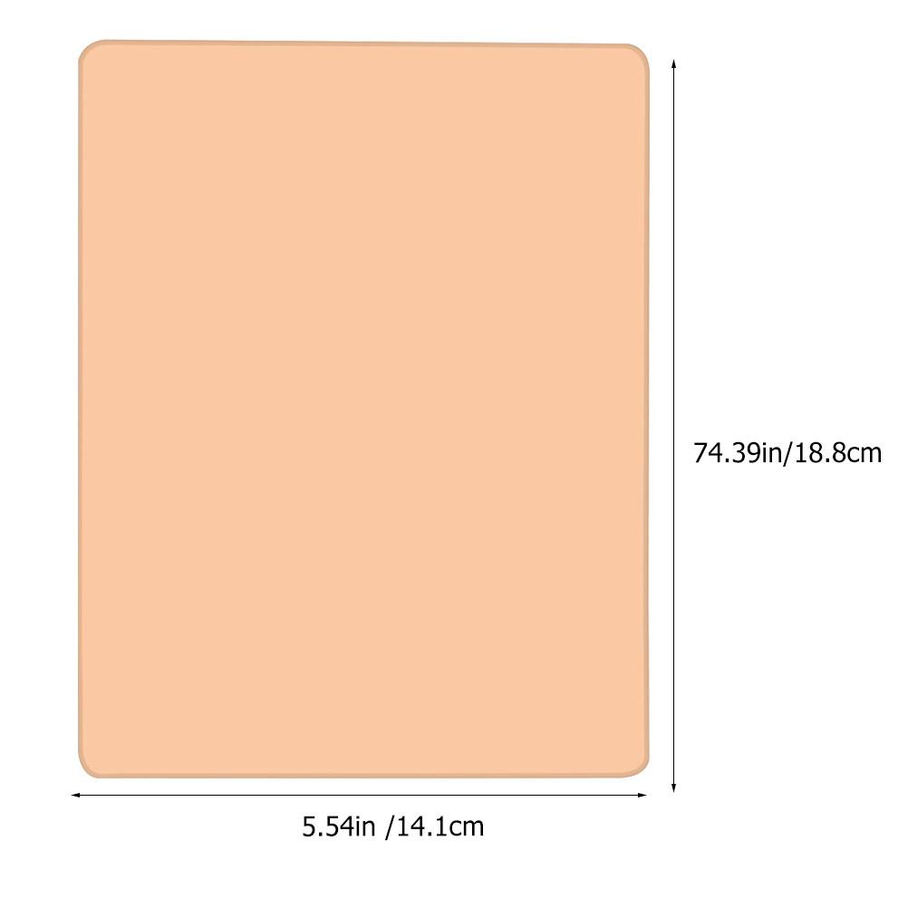 Tattoo Practice Skin Silicone 1Mm Double-Sided Reusable Artificial Skin for Contouring Shading Microblading Eyebrow Makeup