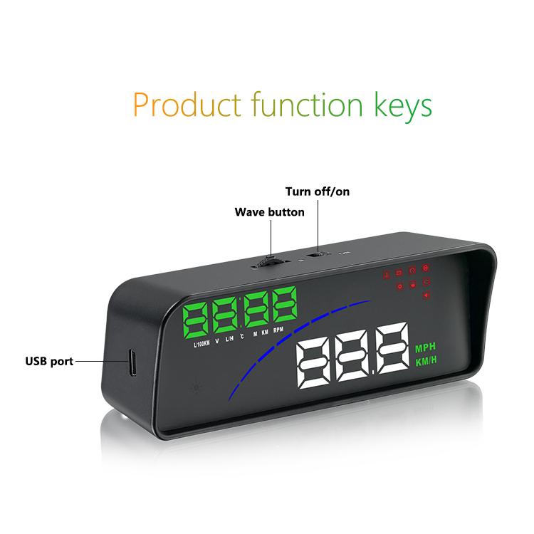 P9 HUD 3.6 inch Car OBD2 Smart Digital Meter