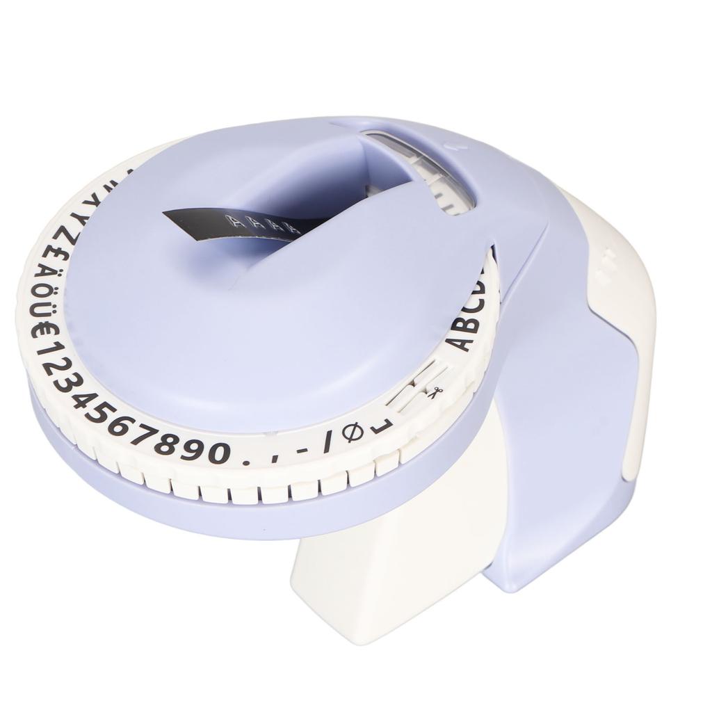Embossing Label Maker with 2 Rolls Tape 600dpi 47 Characters Manual 3D Portable Embossed Label M