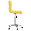Dining Chair Swivel Mustard Yellow Fabric