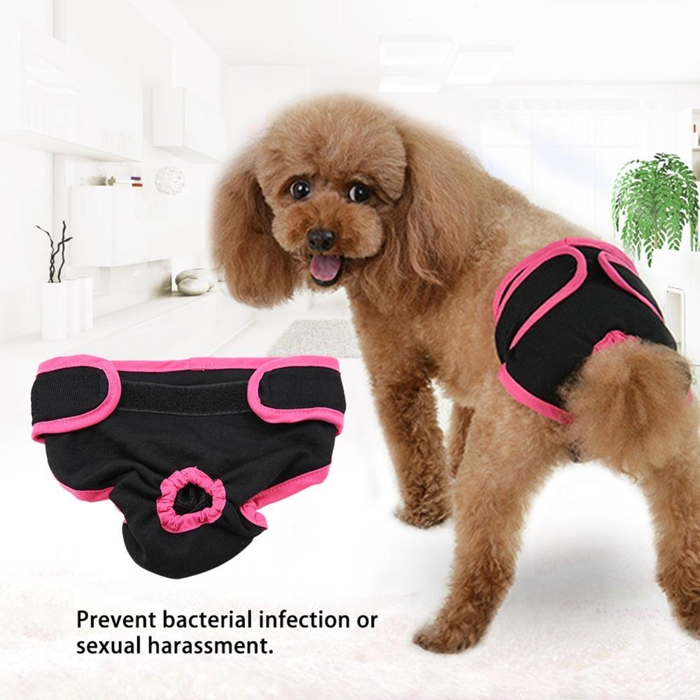 Soft Fabric Dog Sanitary Pant Multi Size Dog Anti-harassment Pant Dog Heat Pant Pet Daily Care