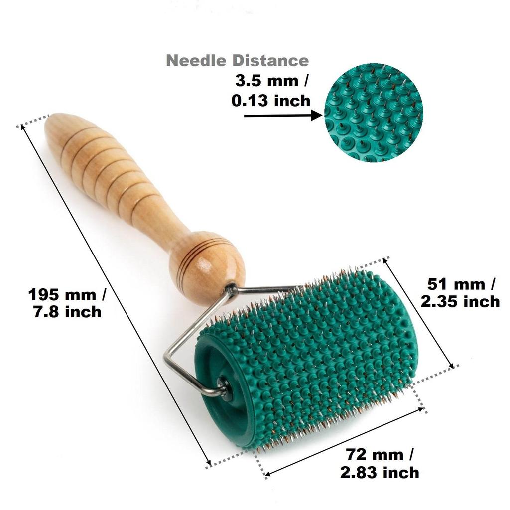 Applicator Lyapko Roller Universal 3.5 Ag Acupuncture Needle Massager For Slimming, Recovery, Cellulite
