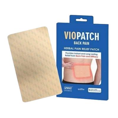 Пластыри для снятия боли в спине (5 шт), Back Pain Herbal Relief Patch XL (5 pcs), Viopatch