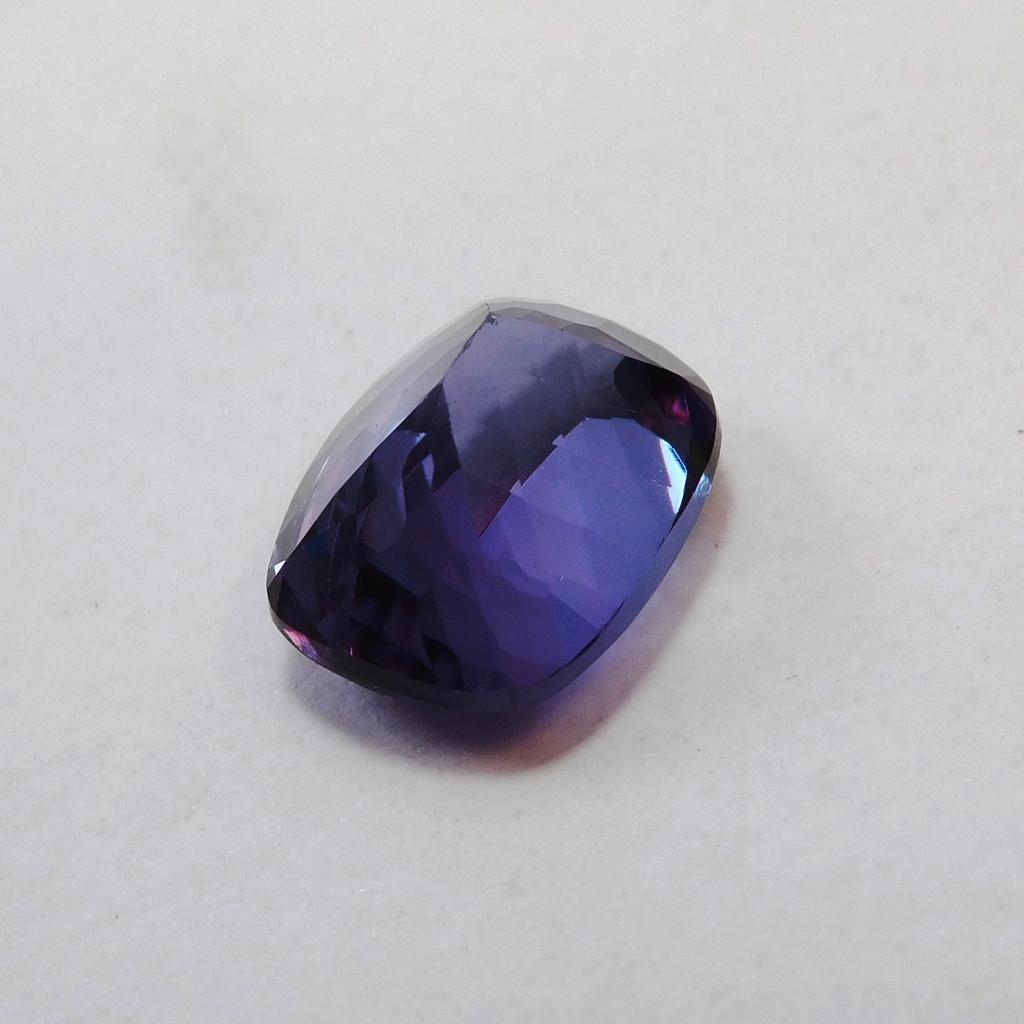 7.55 Ct Natural Color Change Alexandrite Cushion Stunning Certified Gemstone