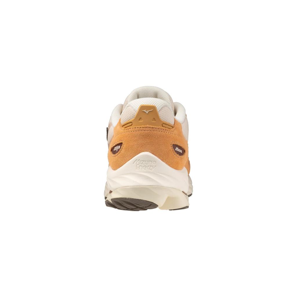 Mizuno Wave Rider Удобные Устойчивые к истиранию Нескользящие Низкие Тренировочные Кроссовки Унисекс Бежевый Коричневый D1GA3309-10