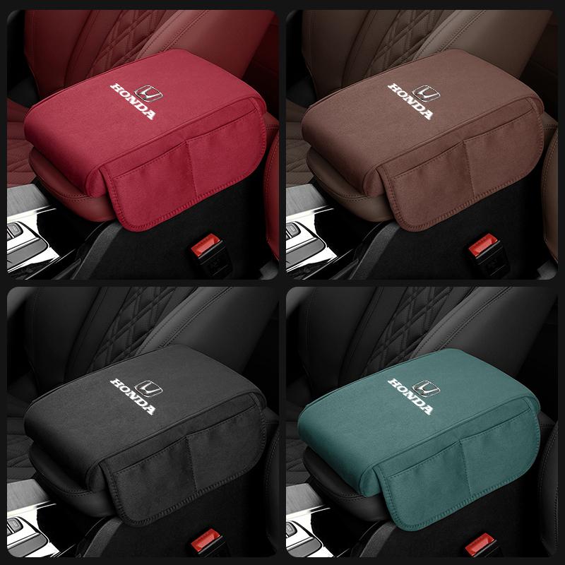 QEJMX1 Car Armrest Box Pad Elbow Arm Rest Mat For Honda Civic Accord Crosstour Spirior Odyssey Avancier UR-V Sienna Elysion CR-Z