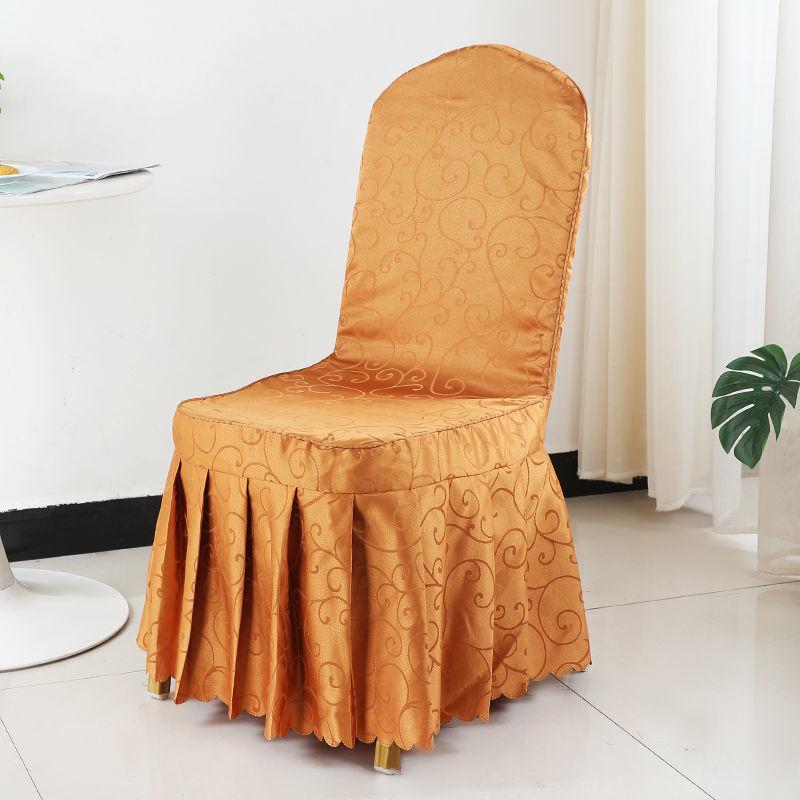 Hotel Professional Nailed Wooden Chair Chair Cover Geometric Pattern Hotel Conference Chair Cover Hotel Household Nailed Universal