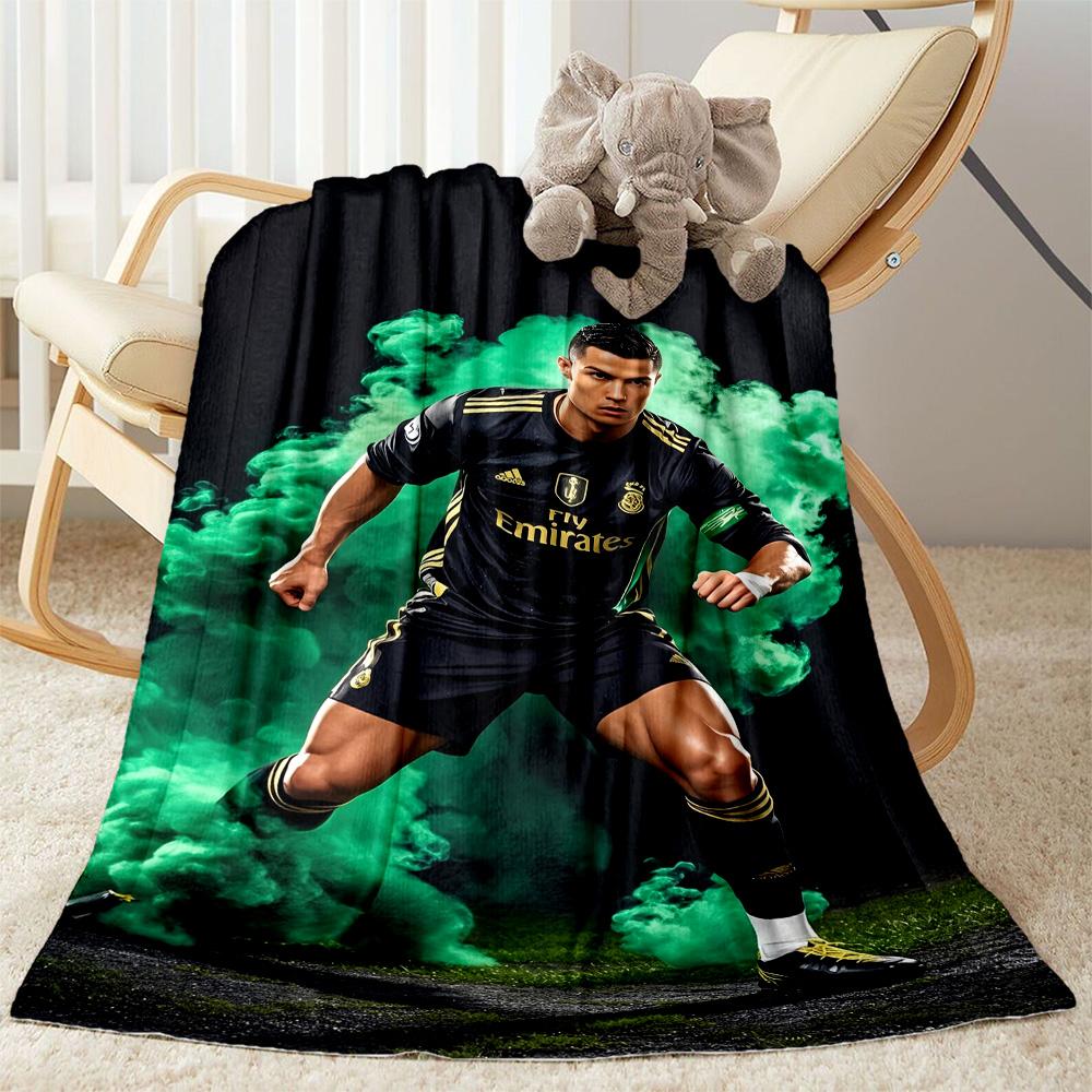 Ronaldo Juventus Legacy Blanket Soft & Cozy Great for Bedding Seaside Bed Four Seasons Universal Modern Style