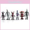 6pcs Fnaf Five Nights At Freddys Action Figures Mini Figurines Gift Fans
