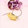 Pig Keychain Keyring Wire Car Key Holder