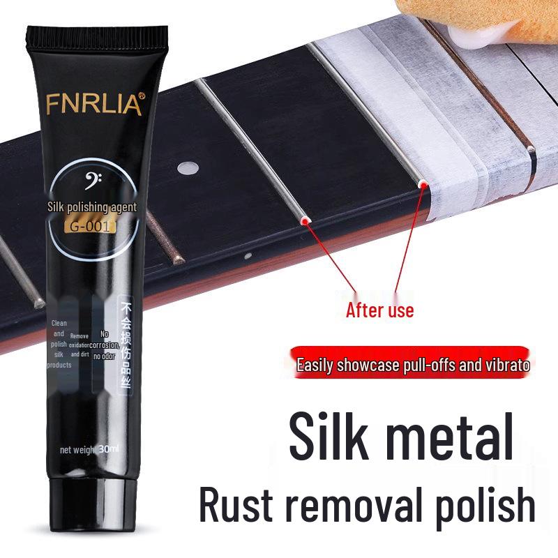 Guitar Fret Rust Remover & Metal Polishing Paste for Repair & Maintenance