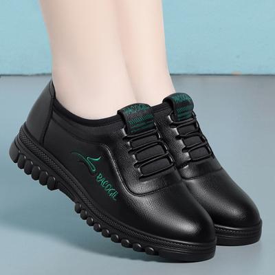 Весна Осень Женские Противоскользящие Мягкие Комфортные Модные Оксфордские Тонкие Туфли Повседневные Легкие Кроссовки Из Мягкой Кожи Плоской Подошвы