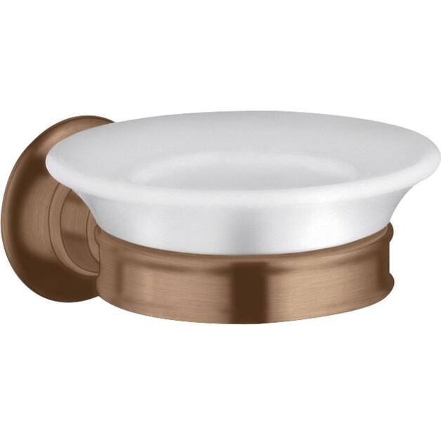 Мыльница Hansgrohe AXOR Montreux красное золото щеткованное 42033310