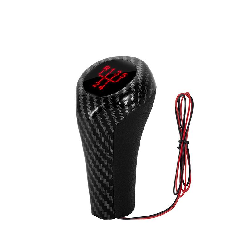 5/6 ступенчатая механическая светодиодная ручка переключения передач кожаная ручка рычага переключения передач для BMW X1 X3 X5 E90 E91 E92 E93 E30 E36 E46 F30