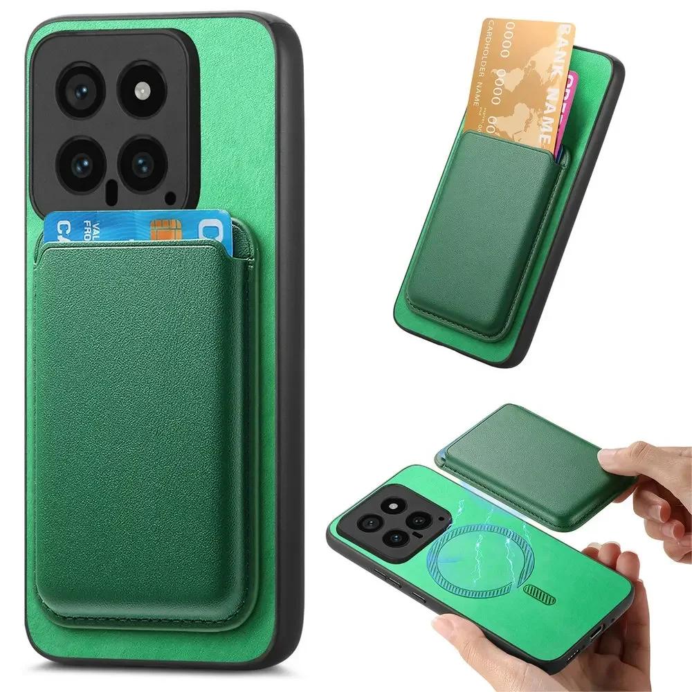 For Detachable 2 in 1 Leather Case for Xiaomi 14T Pro 14 T 13T 14ultra Wallet Card Pocket Magnetic Cover for Mi 14Tpro