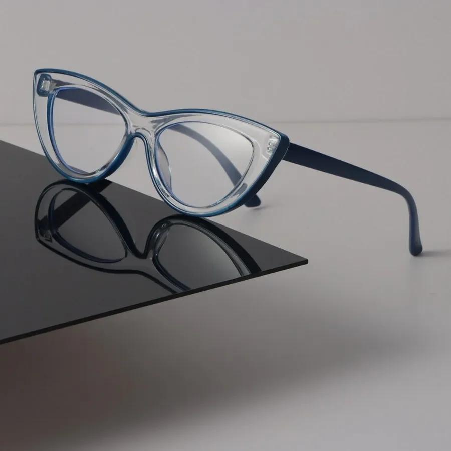 Роскошная оправа «кошачий глаз» для очков для женщин и мужчин, минималистичные прозрачные очки, крутые очки с прозрачной оправой