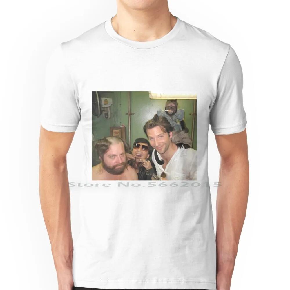 / Постер Похмелье Постер Футболка 100% Хлопок Смешной Похмелье Вечеринка Пьяный Фильм Пьянство Брэдли Купер Комедия Короткий