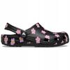 Crocs Classic Flower Clog Women 212677 Black 38-39 EU Comfort Lightweight Non-Slip Shoes