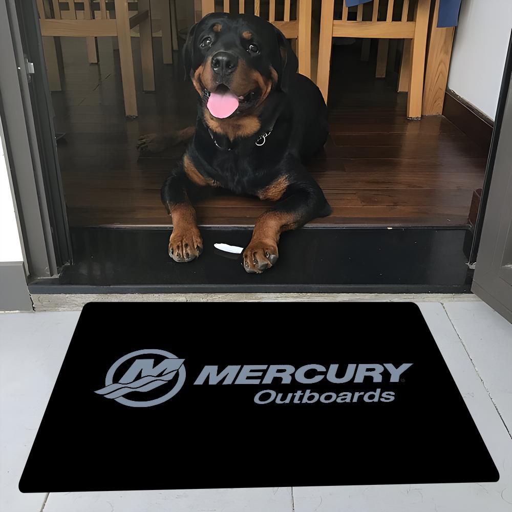 Mercury Racing Door Mat Washable Non-Slip Living Room Sofa Chairs Area Mat Kitchen Welcome Doormat