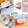 4X Heat-Resistant Glass Kitchen Food Containers Set