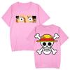 Аниме Футболка ONE PIECE Летняя Футболка с коротким рукавом Мультяшная Футболка Фитнес Топы
