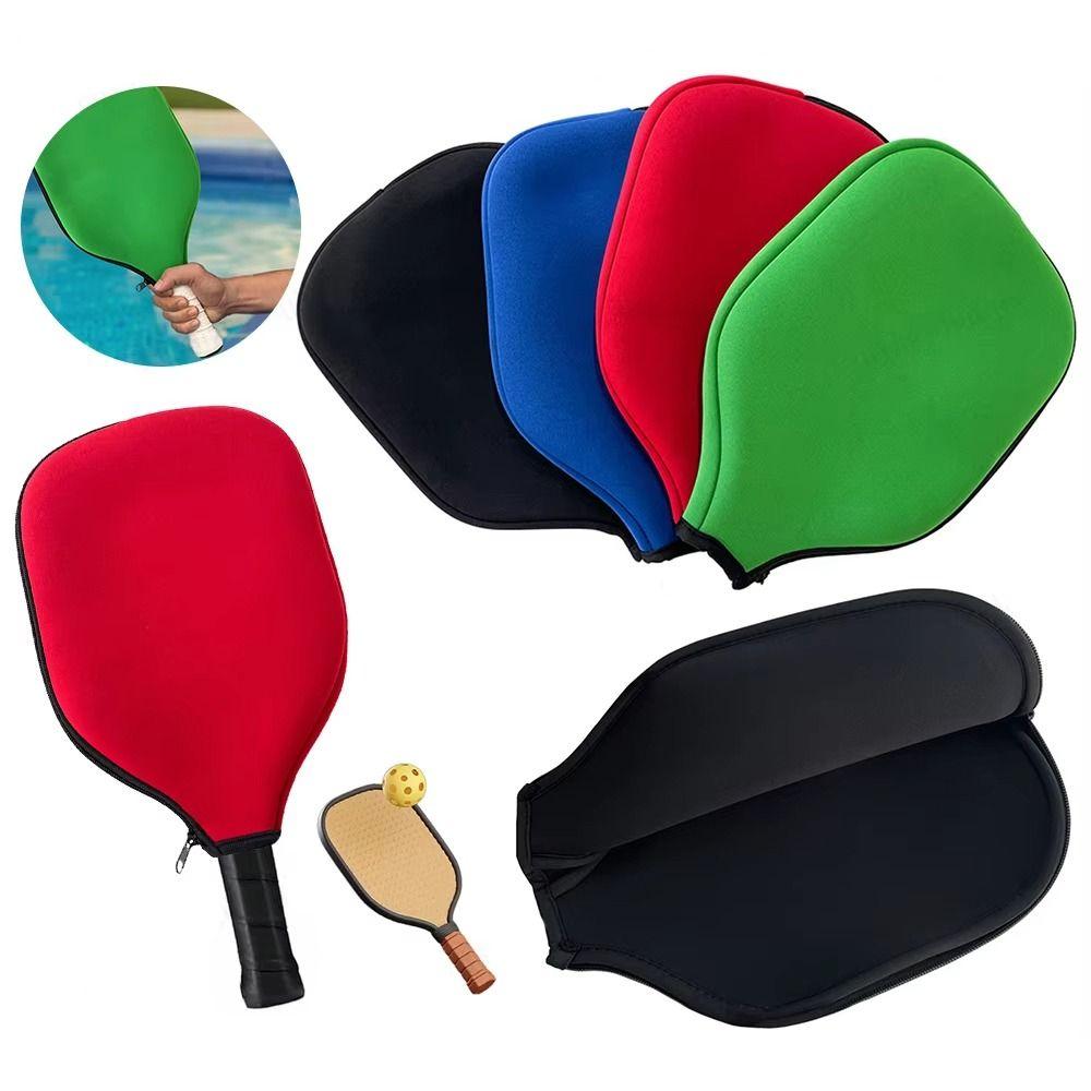 Neoprene Pickleball Racket Sleeve Dustproof Racket Protective Cover Pickleball Accessories