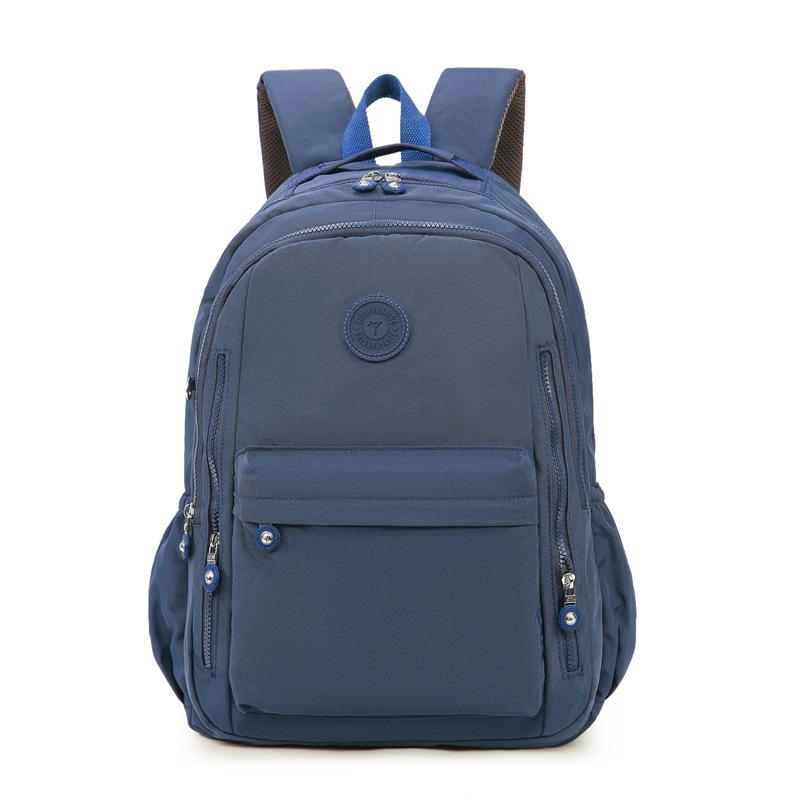 Water-Repellent Oxford Bag Large Capacity Women's Backpack Outdoor Travel Bag Lightweight Student Schoolbag