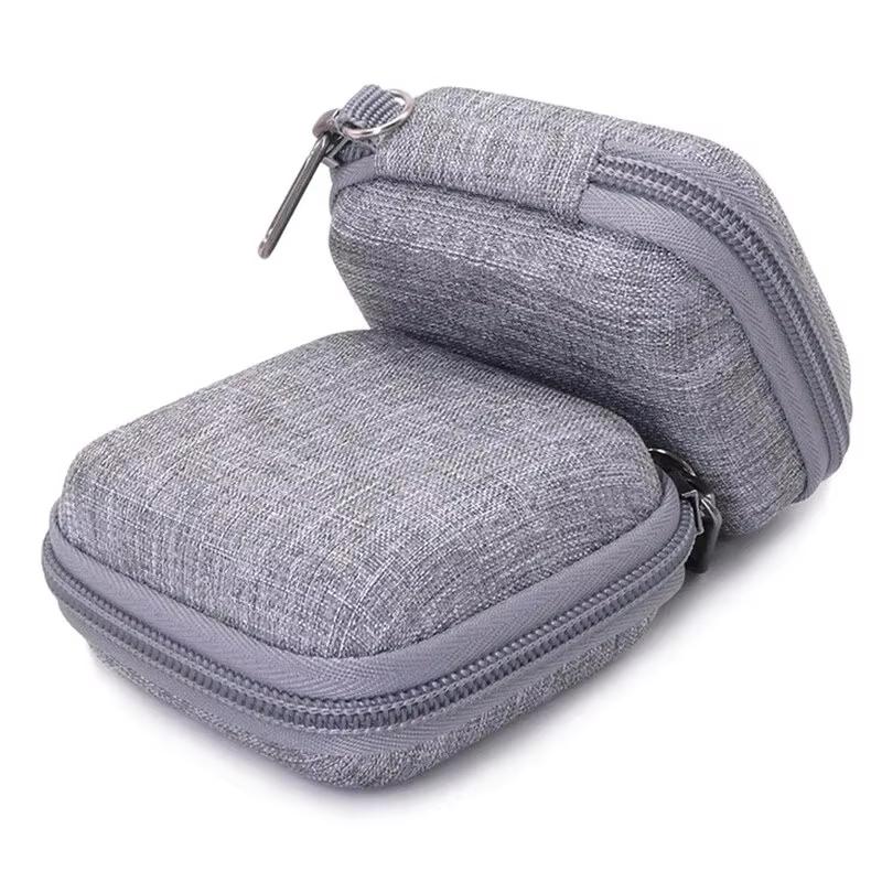 Mini Portable Eva Storage Bag Pouch Carrying Bag Zipper Earphone Case For Airpod Earphone/Phone/Charging Cable Accessories