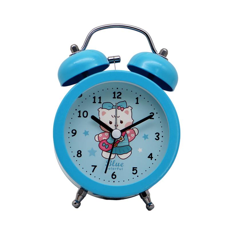 Милый мультяшный будильник с кроликом для детей и девочек, артефакт для пробуждения в студенческом общежитии, простой маленький будильник с громким звуком для пробуждения