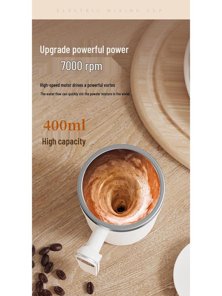 Креативная самоперемешивающаяся кофейная кружка с магнитной зарядкой и дисплеем температуры