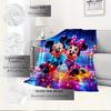1pc Flannel Minnie Mouse and Mickey Mouse Bedding Throw Blanket Sofa Cover Gift Home Decor - Perfect for Sofa, Bed or Any Furniture -